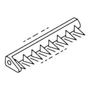 Denti e lame mietitrebbia